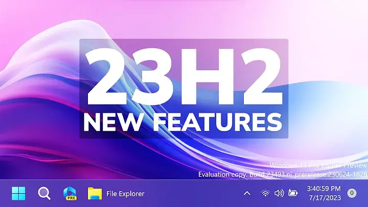 Additional Features in Windows 11 23H2 Update