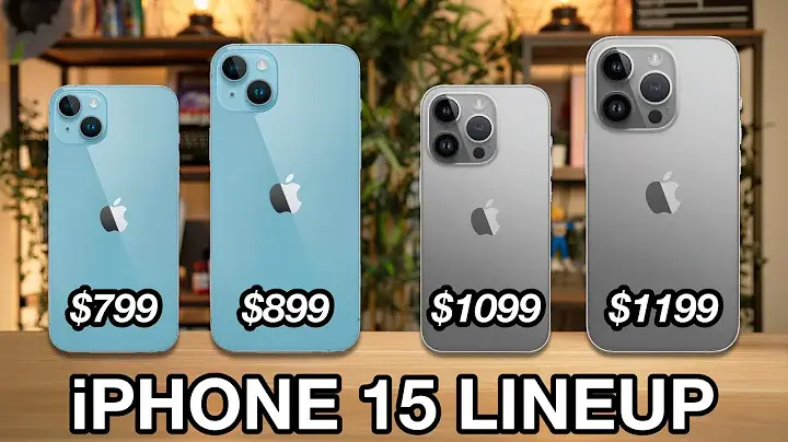 Details on iPhone 15 lineup