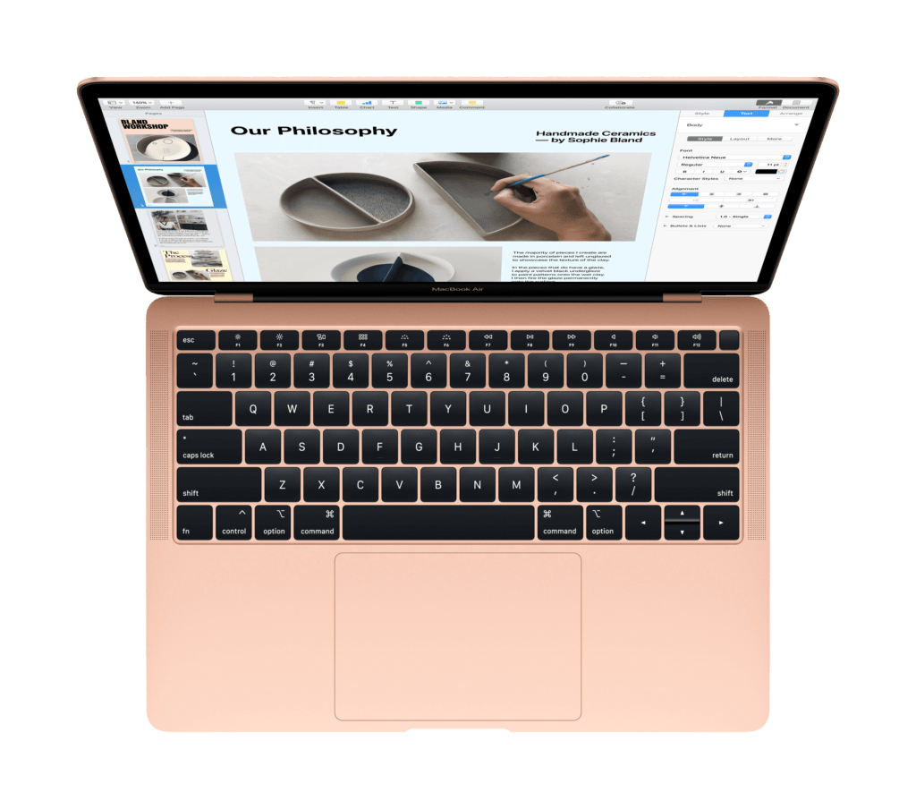 MacBook Air 2017 laptop for writers