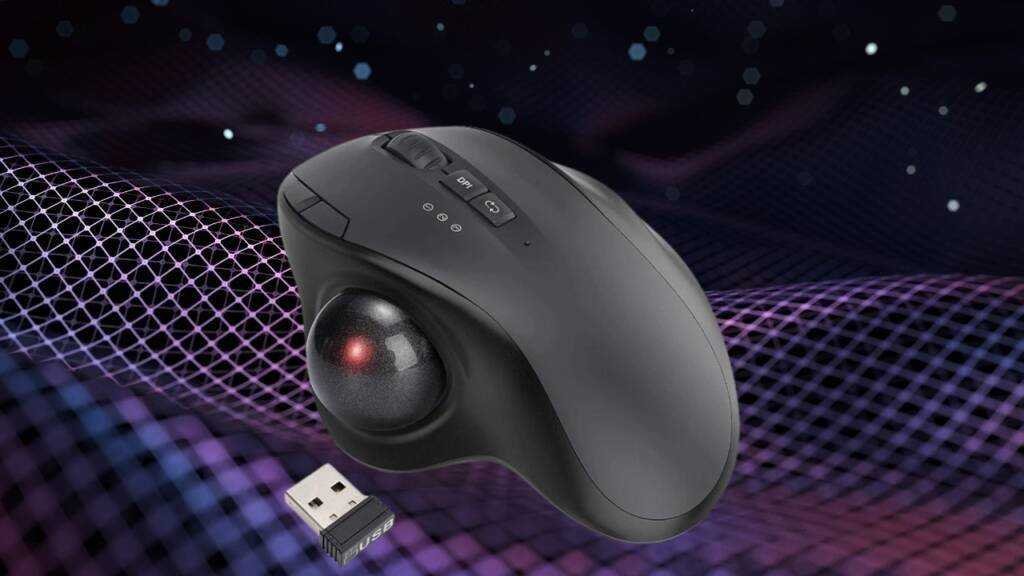 BOW 2.4G USB Trackball Mouse